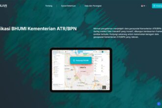 Tampilan aplikasi Bhumi Kementerian ATR/BPN. Foto: Bhumi ATR/BPN app