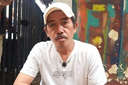 Ketua RT 13/RW 04 Kelurahan Kampung Melayu, Kecamatan Jatinegara, Jakarta Timur, Sanusi. Foto: Ist