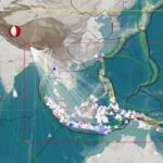 Gempa bumi mengguncang wilayah kaki bukit bagian utara Himalaya dekat salah satu kota suci di Tibet, Selasa (7/1/2025). Foto: Insta@daryonobmkg