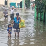 Kondisi banjir yang masih belum surut di RT 04/RW 06, Kelurahan Cakung Barat, Kecamatan Cakung, Jakarta Timur, pada Rabu (29/1/2025). Foto: Joesvicar Iqbal/ipol.id