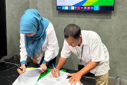 BPJS Ketenagakerjaan Jakarta Pluit melakukan perpanjangan perjanjian kerja sama (PKS) dengan para mitra agen. Foto: Ist