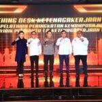 Kapolri Jenderal Listyo Sigit Prabowo bersama Kementerian Ketenagakerjaan resmi meluncurkan Desk Ketenagakerjaan Polri. Foto: Humas Polri