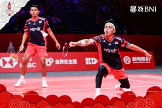 Dua ganda putra terbaik Indonesia optimistis menyambut gelaran Malaysia Open 2025. Foto: PBSI