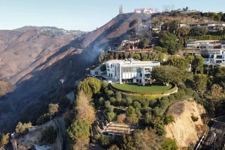 Rumah Tom Hanks di Pacific Palisades. Foto: NY Post