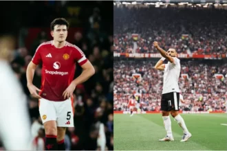 Pemain Manchester United Harry Maguire dan Pemain Liverpool Mohamed Salah. (Foto: Instagram @manchesterunited/ Instagram @liverpoolfc)