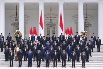 Kabinet Merah Putih saat berfoto bersama. (Foto: Istimewa)