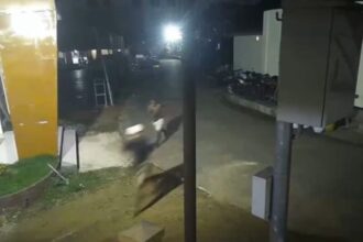 Rekaman CCTV saat Keenam tahanan yang melarikan diri terekam. Foto: Tangkap layar IG @medsoszone