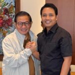 Ketua Fraksi PKB di DPRD DKI Jakarta, M. Fuadi Luthfi (kanan) bersama cagub terpilih Pramono Anung.(Foto istimewa)