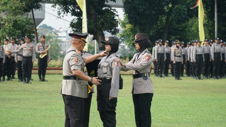 456 calon polisi Wanita (polwan) akan memulai Pendidikan di Sekolah Polisi Wanita (Sepolwan), Ciputat, Jakarta Selatan. Foto: Polri