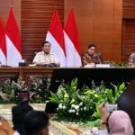 Presiden Prabowo Subianto menghadiri kegiatan penutupan Kas APBN Tahun 2024 hadir di Kantor KemenKeu, Jakarta, Selasa (31/12/2024). Foto: BPMI Setpres