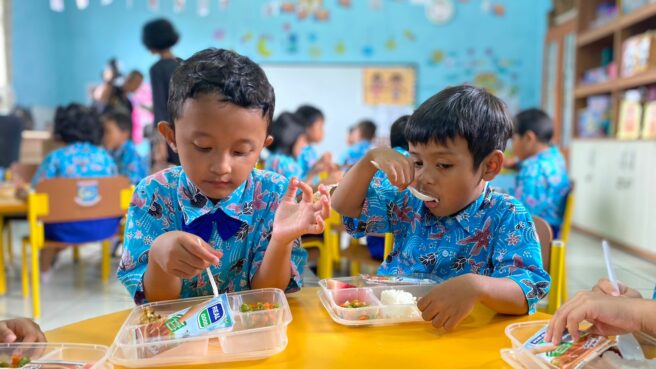 Program Makan Bergizi Gratis Untuk Anak Sekolah di Jakarta. Foto/ist