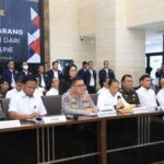 Bareskrim Polri rilis kasus penyitaan hotel di Semarang milik mafia judi online. Foto: Humas Polri