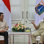 Pj Gubernur DKI Jakarta Teguh Setyabudi menggelar pertemuan dengan pengelola TikTok, Senin (10/2/2025). Foto: Ist