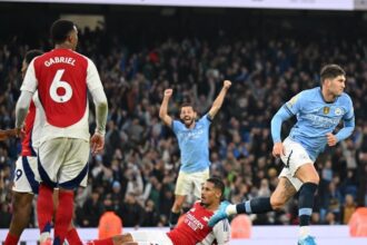 Manchester City 2-2 Arsenal (Foto: Caught Offside)