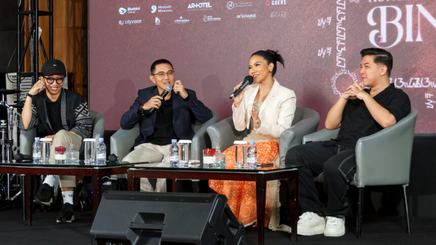 Konferensi pers konser Bingah Yura Yunita di Artotel GBK, Jumat (31/1/2025). (Alidrian Fahwi/ipol.id)