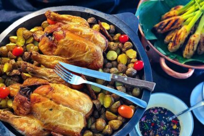 Aneka kuliner Nusantara yang disiapkan Canting Restaurant Vasaka Hotel Jakarta untuk iftar selama Ramadan. (dok. Vasaka Hotel Jakarta)