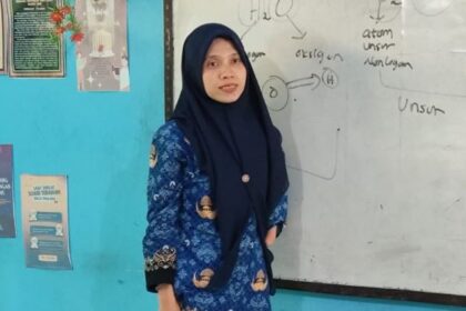 Rizky Mulia Sari Harahap, Guru MTS N Serdang Bedagai. Foto: Kemenag