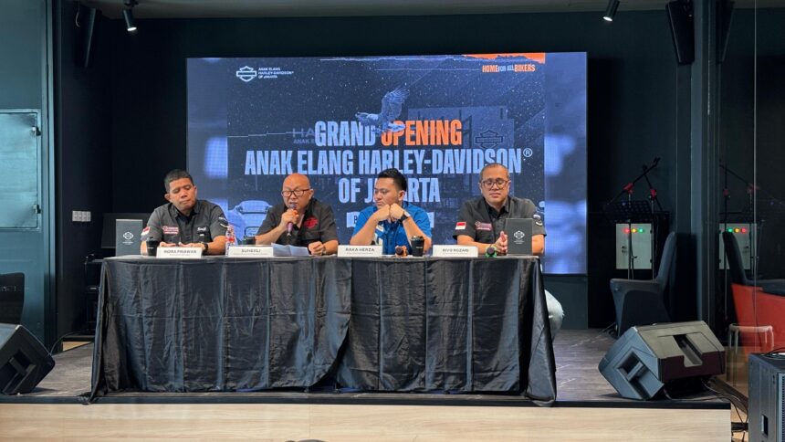 Jumpers Dealer Anak Elang Harley-Davidson yang Pindah ke Permata Hijau Jaksel.foto/ist