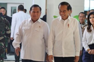 Presiden Prabowo bersama mantan presiden ketujuh, Jokowi.(Foto Instagram @prabowo)