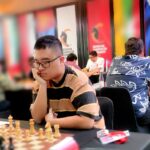 Tampil optimal, MI Yoseph Taher (2439) menambah nilai kemenangan dalam babak keenam dan ketujuh di pertandingan hari kelima, Kamis (20/2/2025) dalam Indonesian GM Tournament di Hotel Mewangi, Bandung, Jawa Barat Kamis (20/2/2025).