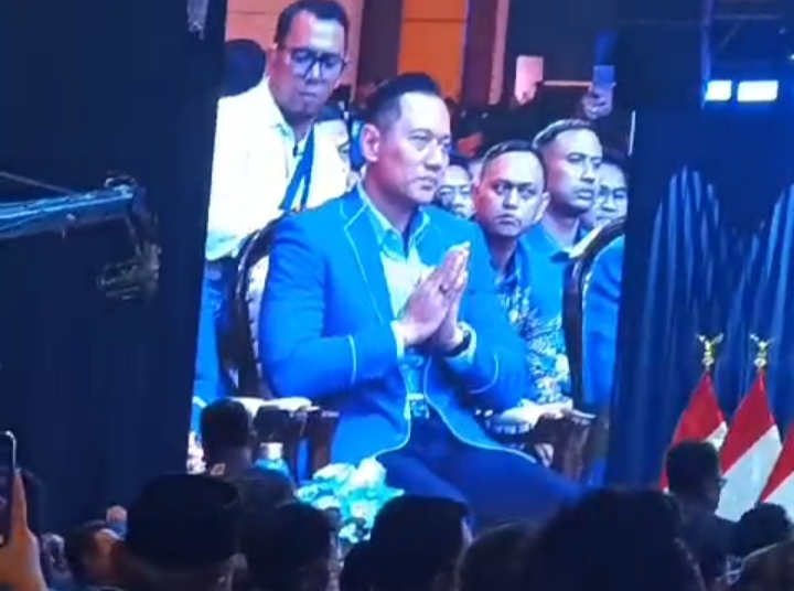 Ketua Umum Partai Demokrat, AHY kembali terpilih di Kongres.(Foto istimewa)