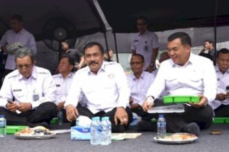 Menteri Imigrasi dan Pemasyarakatan (Imipas), Agus Andrianto dan jajaran di Rutan Kelas I Cipinang, Jakarta Timur, pada Selasa (25/2/2025). Foto: Imipas