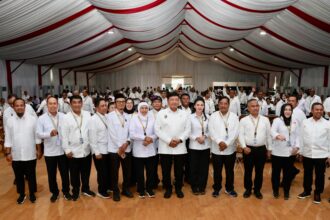 Menteri Koordinator Bidang Politik dan Keamanan, Jenderal Pol (Purn) Budi Gunawan (tengah). Foto: Humas Kemenko Polkam