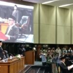 Sidang paripurna PAW anggota Fraksi Demokrat, Andika.(Foto Sofian/ipol.id)