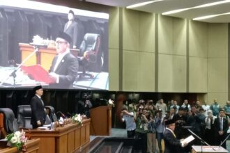 Sidang paripurna PAW anggota Fraksi Demokrat, Andika.(Foto Sofian/ipol.id)