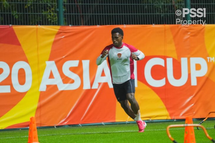 Timnas Indonesia U-20 bersiap melawan Iran di laga pembuka Piala Asia U-20 di China.