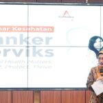 CEO AdMedika Dian Prambini pada acara Seminar Kesehatan Kanker Serviks "Cervical Health Matters: Prevent, Protect, Thrive" di ACE Room AdMedika, Telkom STO Gambir, Jakarta pada Kamis (13/2/2025). Foto: Dok Telkom Indonesia