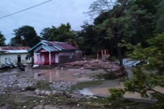 Kondisi banjir di Kabupaten Kupang, Provinsi Nusa Tenggara sejak Jumat (31/1/2025) hingga Selasa (4/2). Bencana banjir merenggut seorang warga meninggal. Foto: BPBD Kabupaten Kupang