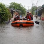 Kondisi banjir yang melanda wilayah Kota Makassar, Sulawesi Selatan, pada Kamis (13/2/2025) belum surut. Foto: BPBD Kota Makassar