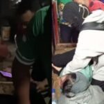 Nampak seorang perempuan Tangerang, berhasil ditangani oleh Petugas Pemadam Kebakaran (Damkar) Kota Bogor setelah mengalami kerasukan di Mako Damkar Sukasari. Foto: Tangkap layar IG @bogordailynews