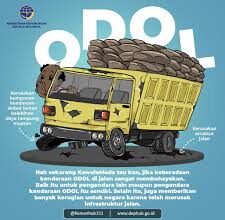 Ilustrasi kendaraan kelebihan muatan (ODOL). Foto: X @Kemenhub RI