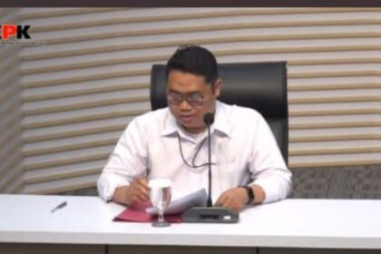 Direktur Penyidikan KPK, Asep Guntur Rahayu. Foto: Live streaming YT @kpkri