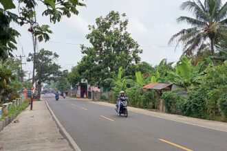 Sepanjang ruas Jalan Nasional, tepatnya di Jalan AMD Lintas Timur Pandeglang terlihat minim PJU.