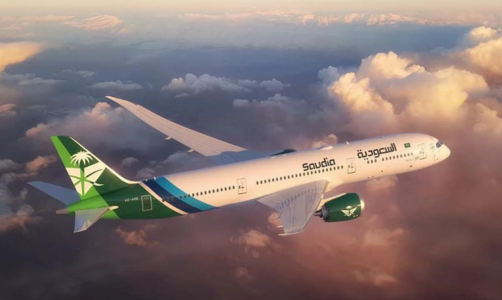 Salah satu armada Saudia Airlines.