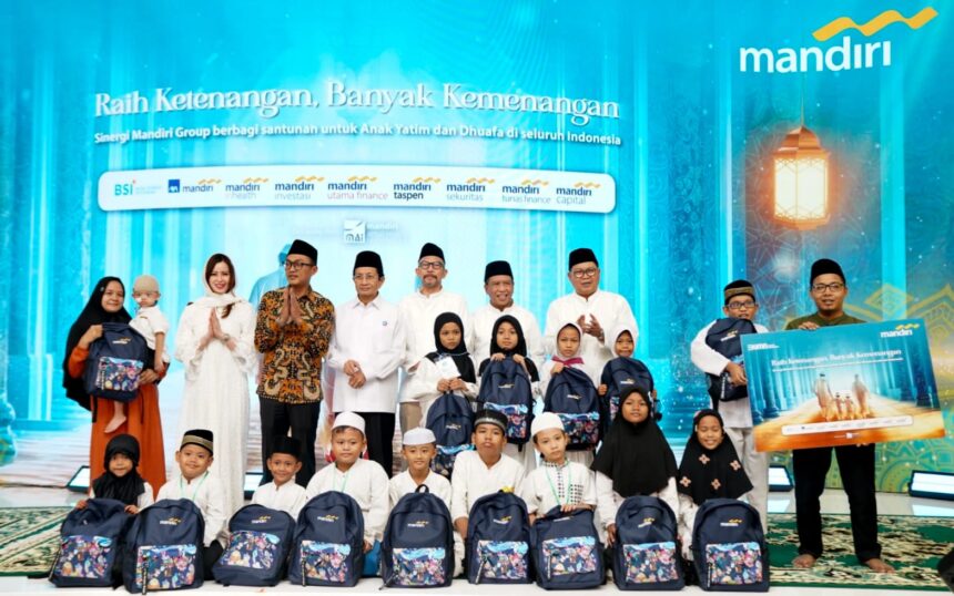 Bank Mandiri Group Santuni 57.600 Anak Yatim, dan Lansia serta 668 Yayasan di Seluruh Indonesia. Foto: Bank Mandiri