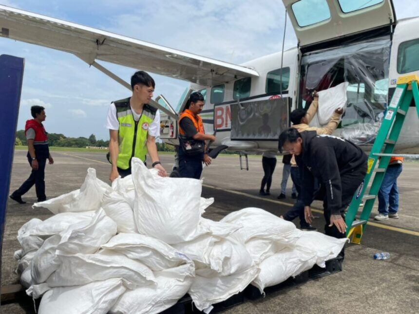 Ilustrasi proses modifikasi cuaca. Foto: BNPB