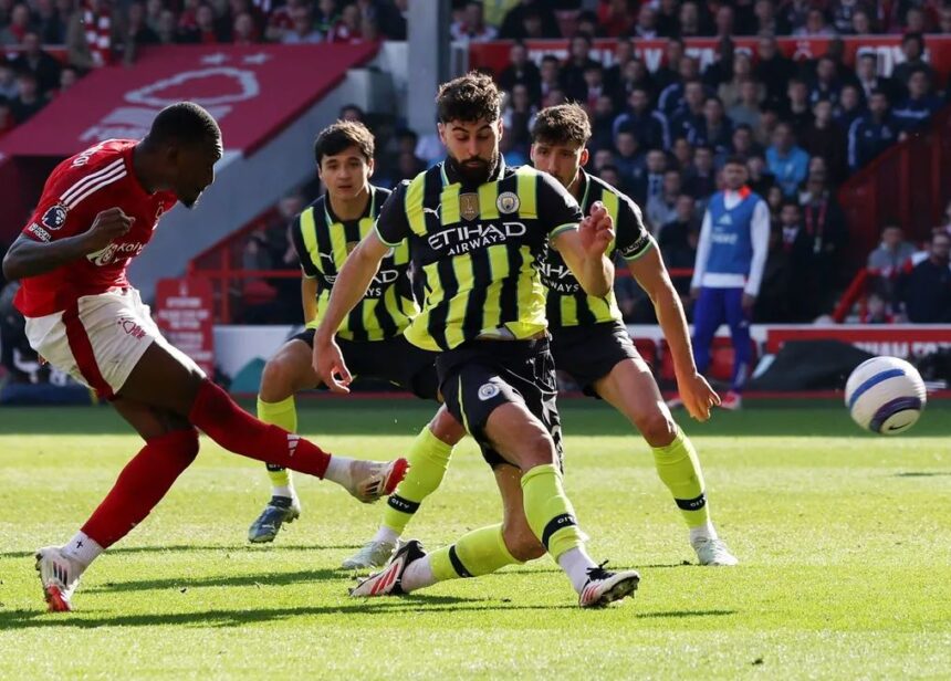 Nottingham Forest 1-0 Manchester City (Laman Resmi Premier League)