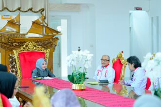 Wakil Gubernur Sulawesi Selatan, Fatmawati Rusdi, menerima kunjungan pengurus DPD PAPPRI Sulsel di Rumah Jabatan Wakil Gubernur, Jalan Yusuf Daeng Ngawing, Kota Makassar, pada Selasa (11/3/2025). Foto: Ist