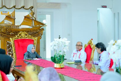 Wakil Gubernur Sulawesi Selatan, Fatmawati Rusdi, menerima kunjungan pengurus DPD PAPPRI Sulsel di Rumah Jabatan Wakil Gubernur, Jalan Yusuf Daeng Ngawing, Kota Makassar, pada Selasa (11/3/2025). Foto: Ist