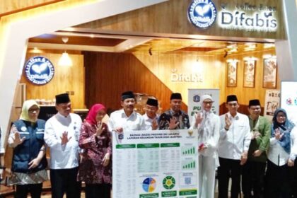 Laporan keuangan BAZNAS (BAZIZ) 6 tahun berturut-turut dapat gelar WTP.(foto sofian/ipol.id)