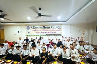 Fraser Residence Sudirman, Jakarta, mengadakan acara buka puasa bersama di Panti Asuhan Aisyiyah. Foto: Dok/Ist