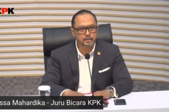 Juru Bicara KPK, Tessa Mahardhika Sugiarto. Foto: Live streaming YT @kpkri