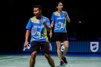 Ganda campuran Indonesia, Rehan Naufal Kusharjanto/Gloria Emanuelle Widjaja ke final German Open 2025. (Foto: PBSI)