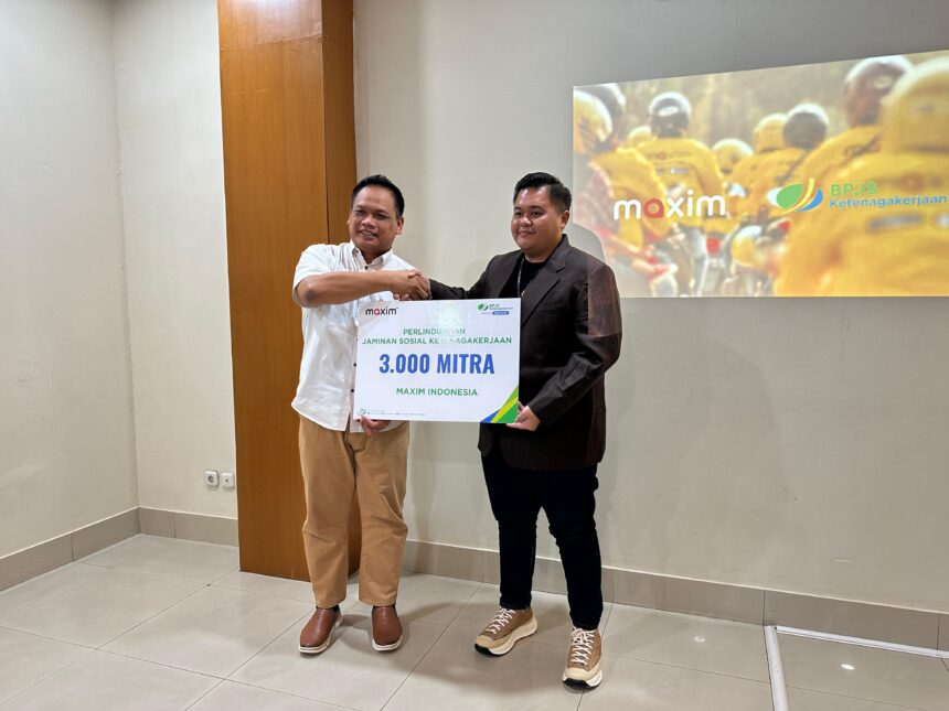 Setidaknya 3.000 mitra pengemudi Maxim secara serempak mendapatkan perlindungan program Jaminan Sosial Ketenagakerjaan (Jamsostek) melalui kerja sama antara pihak perusahaan aplikasi transportasi daring tersebut dengan BPJS Ketenagakerjaan.