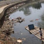 Ilustrasi sungai Ciliwung yang ditargetkan rampung normalisasi pada 2026.(Foto istimewa)