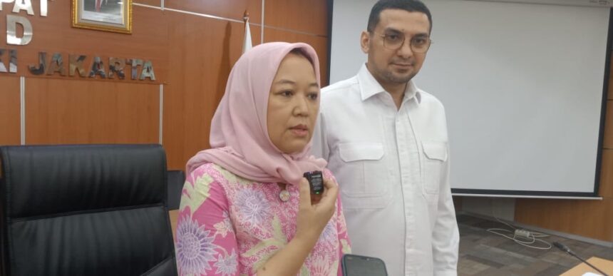 Anggota DPRD DKI Jakarta Fraksi PDIP, Yuke Yurike.(Foto sofian/ipol.id)